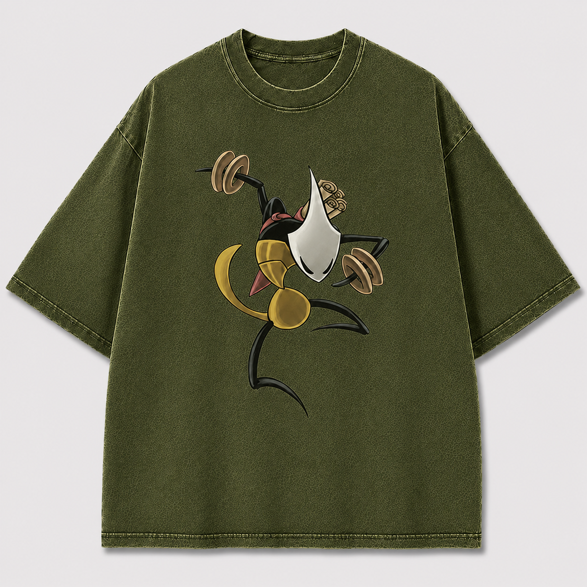 Mask Insect Warrior Graphic Print Oversized Tee