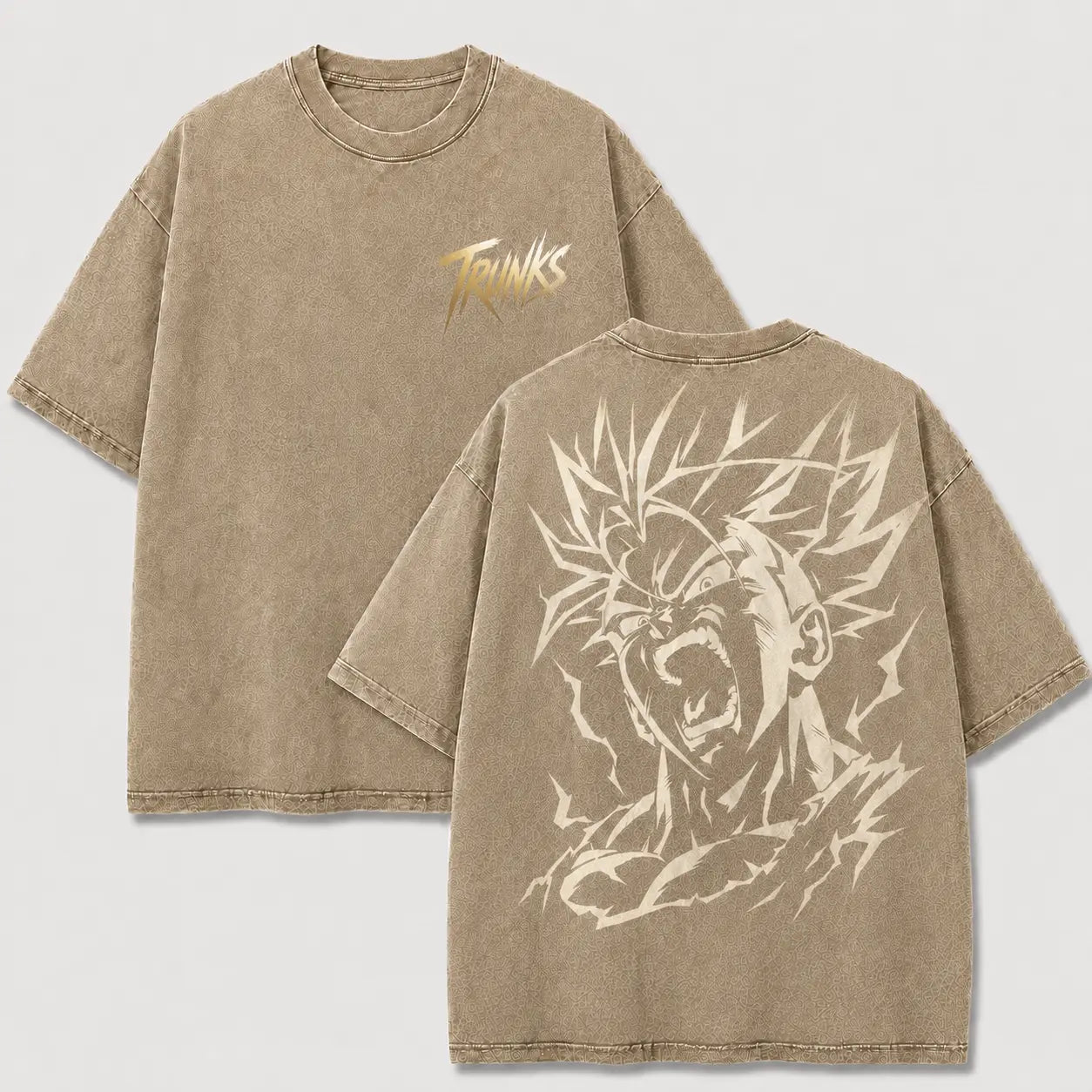 Raging Lightning Warrior Vintage Washed Graphic Tee