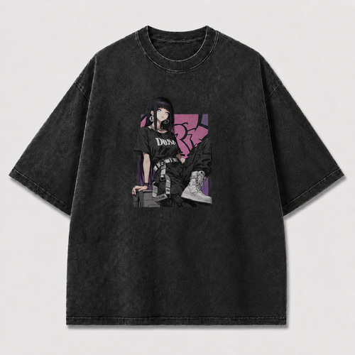 Oversized Graphic Print T-Shirt – Urban Waifu Streetwear Tee