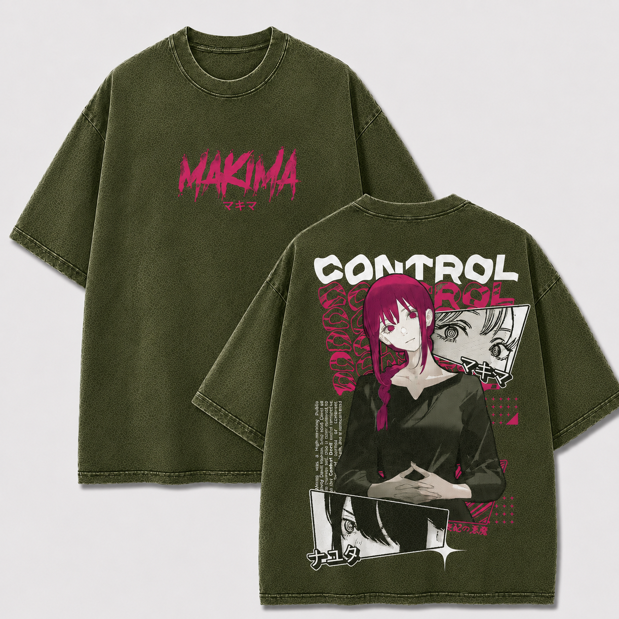Oversized Streetwear Graphic Tee – Pink Portrait Collage Print