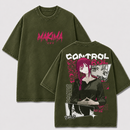 Oversized Streetwear Graphic Tee – Pink Portrait Collage Print