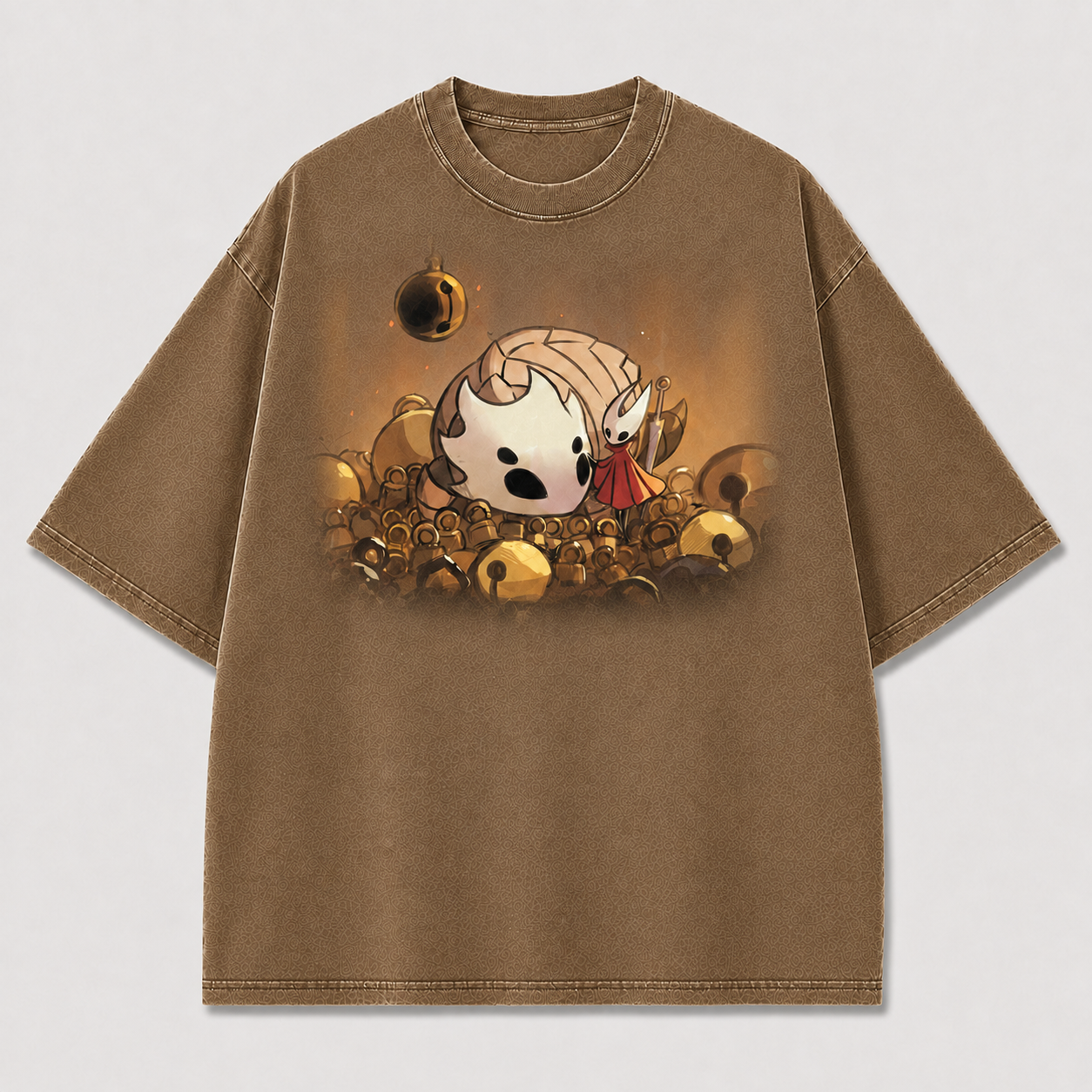 Bell Creature Companion Graphic Print Oversized Tee