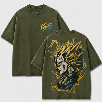 Golden-Haired Energy Prince Vintage Washed Graphic Tee