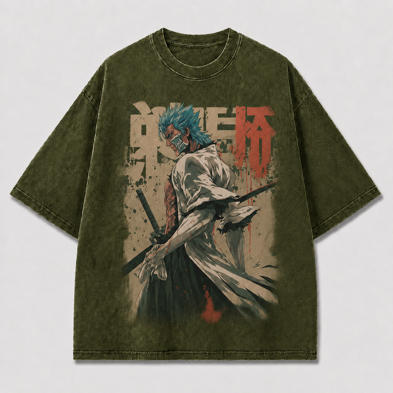 Oversized Streetwear Graphic Tee – Ice Dragon Quote Poster Print