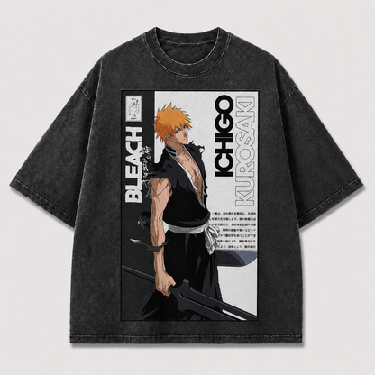 Monochrome Swordsman Poster Tee