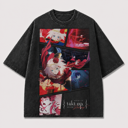 Cinematic Manga Panel Collage Tee