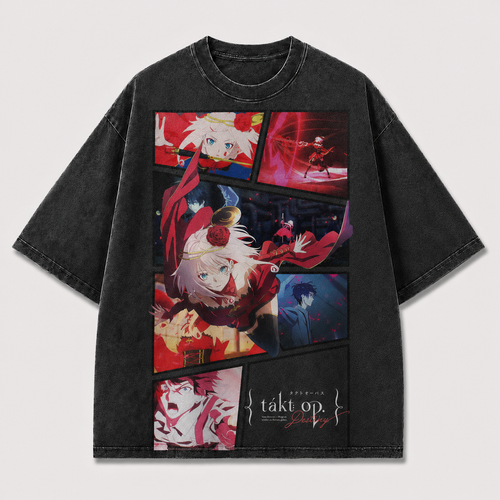 Cinematic Manga Panel Collage Tee