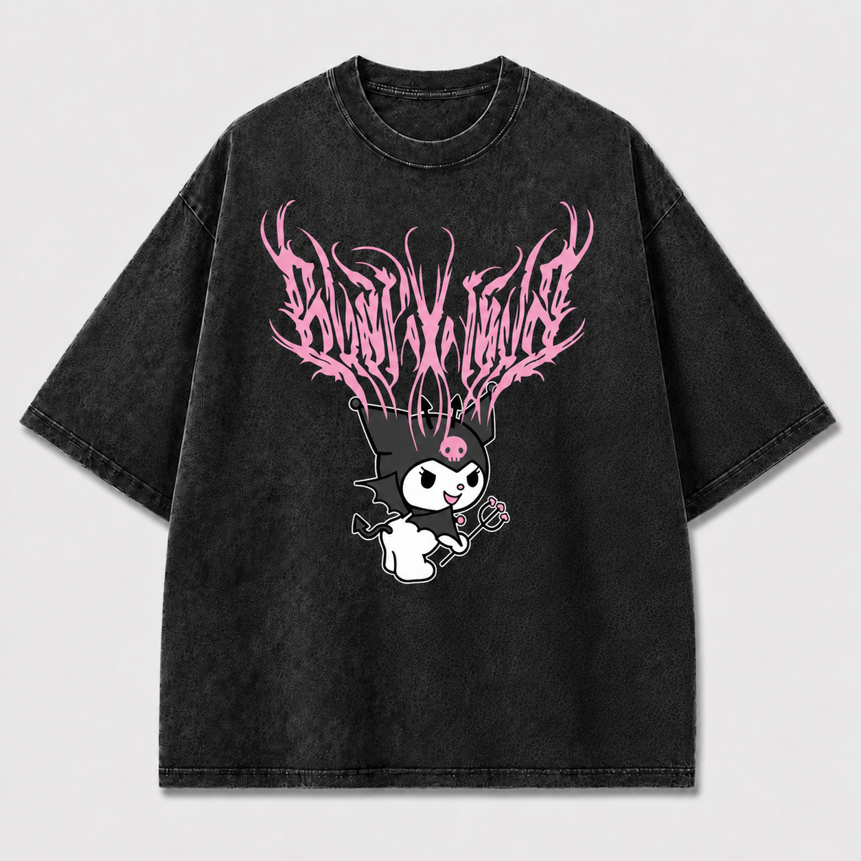 Pink Devil Streetwear Graphic Tee