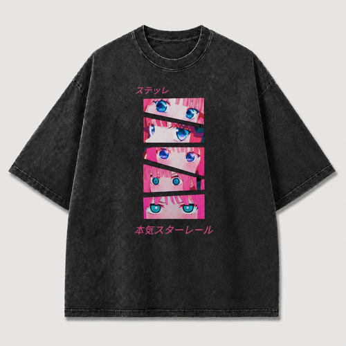 Pink Vision Grid Graphic Tee