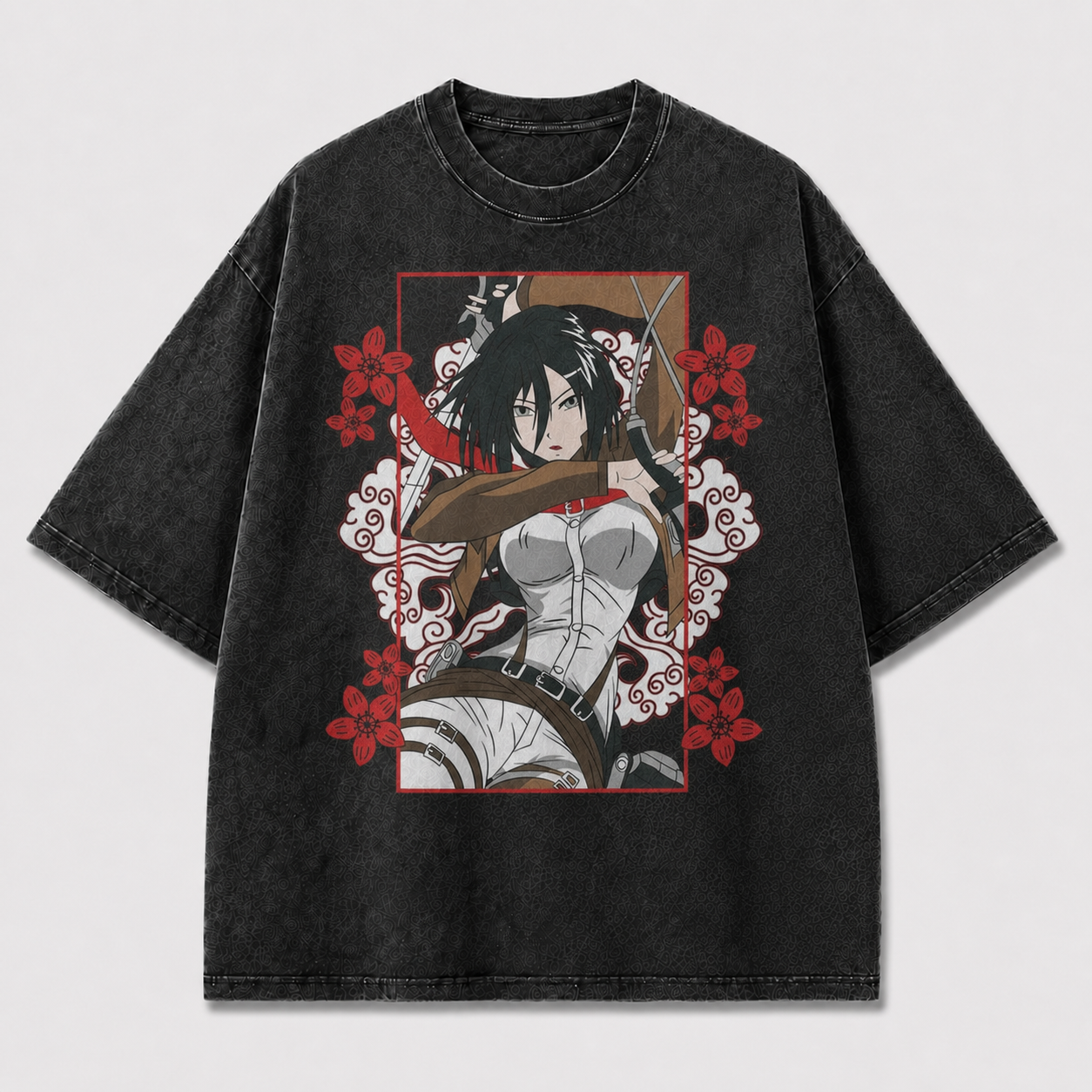 Red Blossom Warrior Graphic Tee