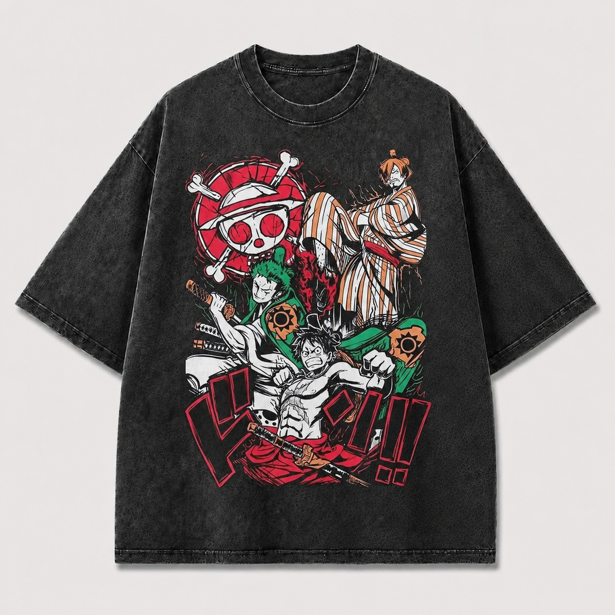 Colorful Pirate Crew Collage Tee