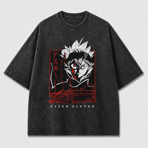And Horned Headband Warrior Portrait Surrounded Oversized Graphic Tee