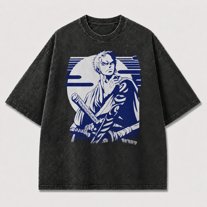 Blue Swordsman Graphic Tee