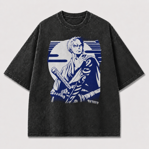Blue Swordsman Graphic Tee