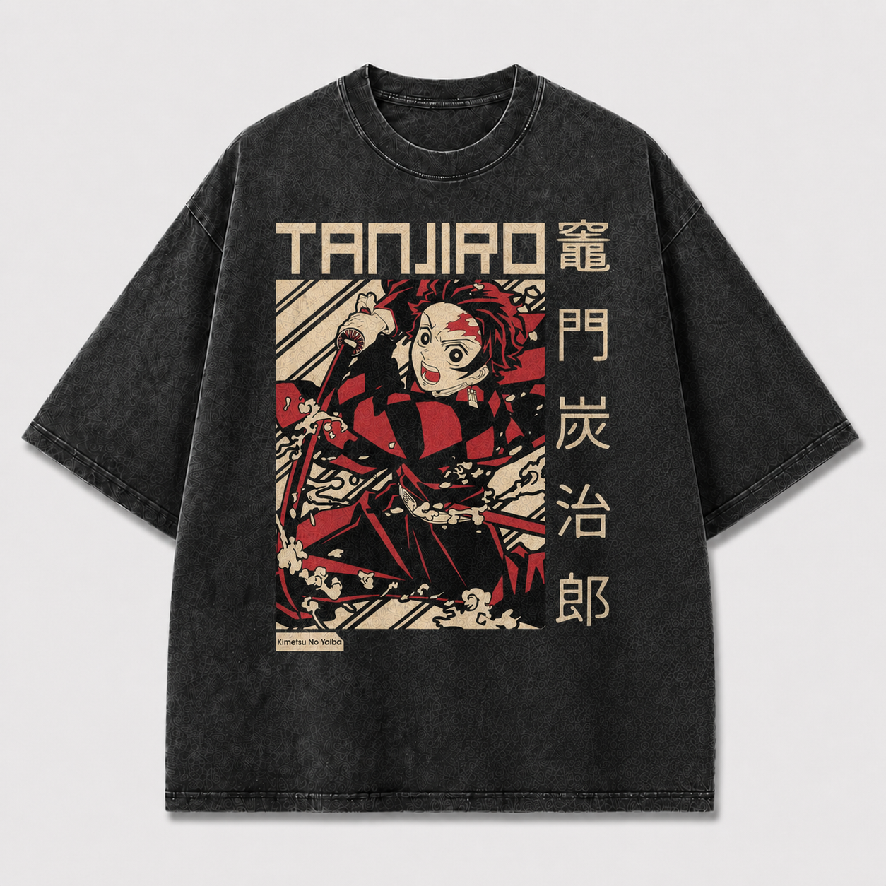 Bold and Action Graphic Featuring an Energetic Oversized Graphic Tee