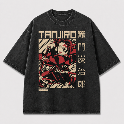 Bold and Action Graphic Featuring an Energetic Oversized Graphic Tee