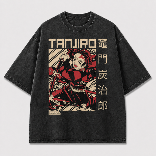 Bold and Action Graphic Featuring an Energetic Oversized Graphic Tee