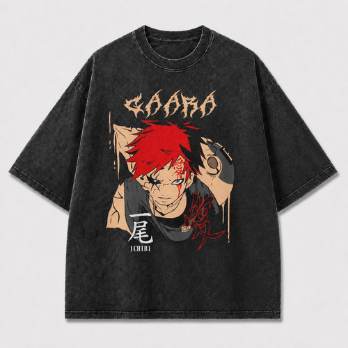 And Portrait of a Scarred Sand Warrior Oversized Graphic Tee