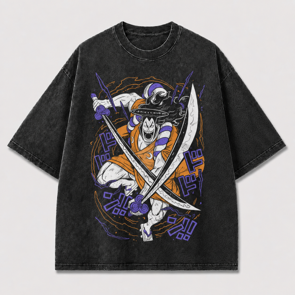 Stylized Skeletal Swordsman Tee