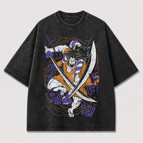 Stylized Skeletal Swordsman Tee