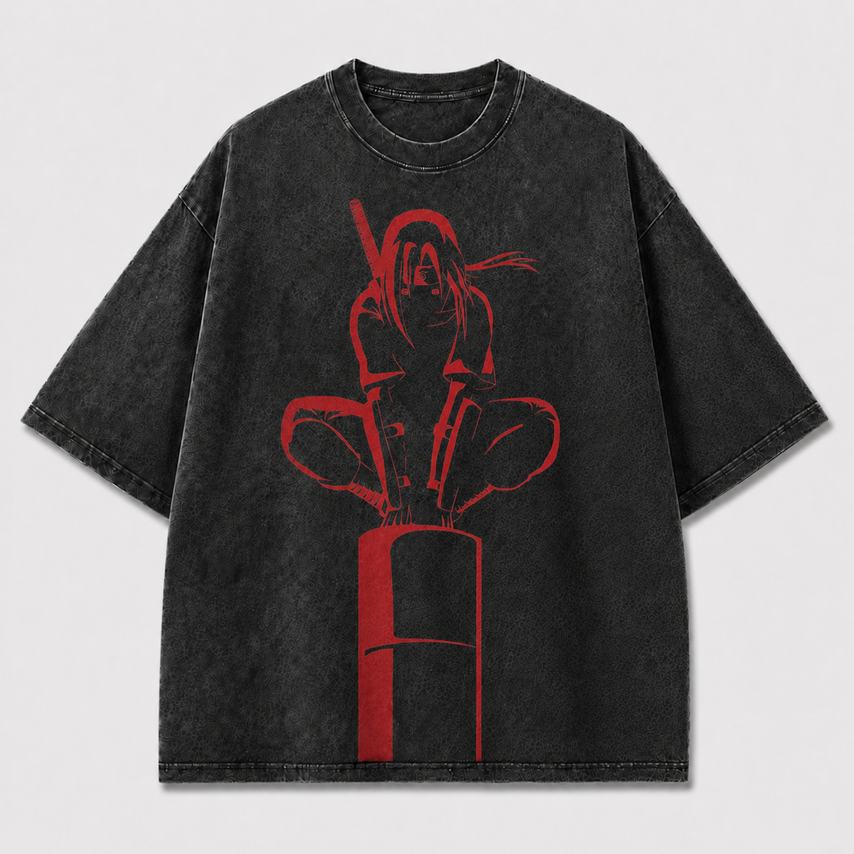 Crimson Shadow Graphic Tee