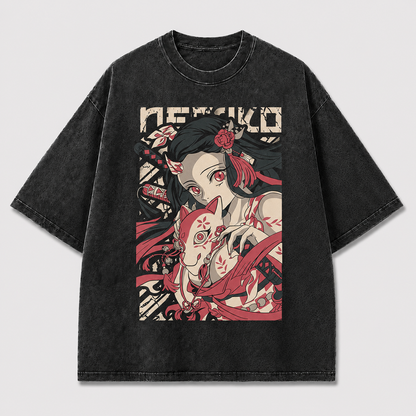 Fox Mask Portrait Graphic Tee