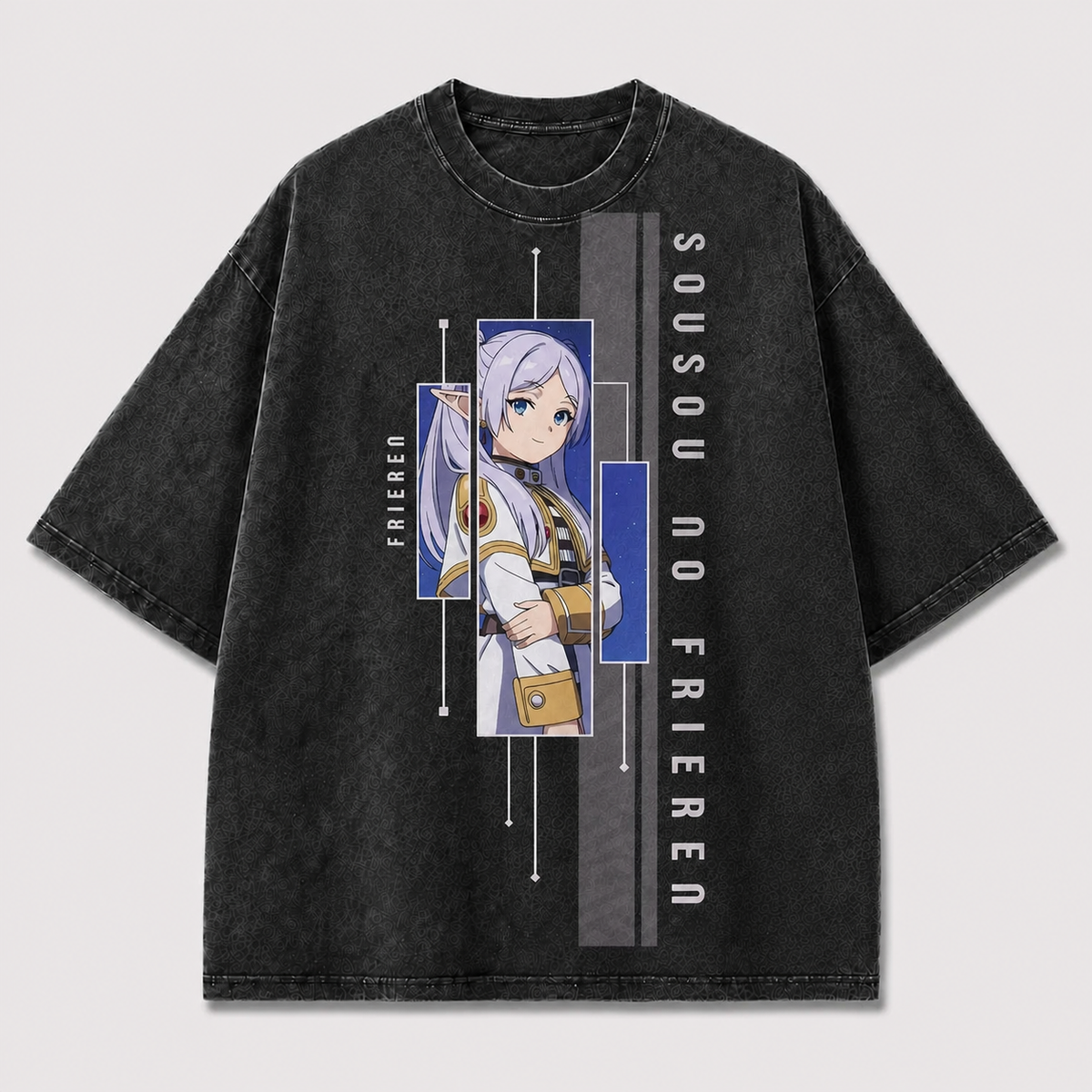 Minimal Fantasy Elf Portrait Tee