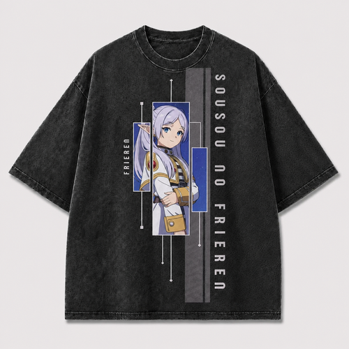 Minimal Fantasy Elf Portrait Tee