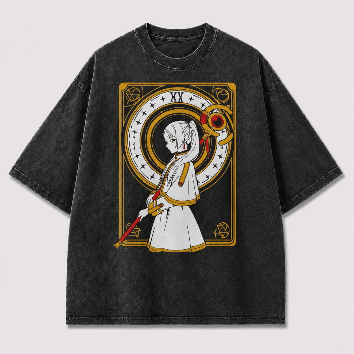 Fantasy Mage Clock Artwork Tee