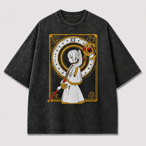 Fantasy Mage Clock Artwork Tee