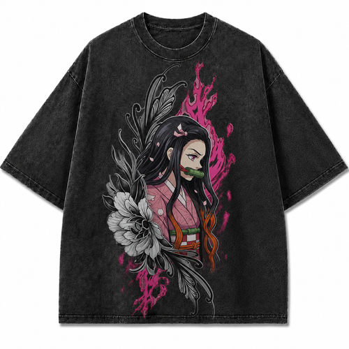 Floral Magenta Flame Muse Graphic Tee