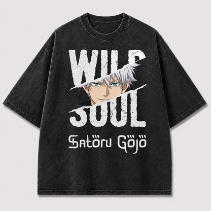 Wild Soul Typography Portrait Tee
