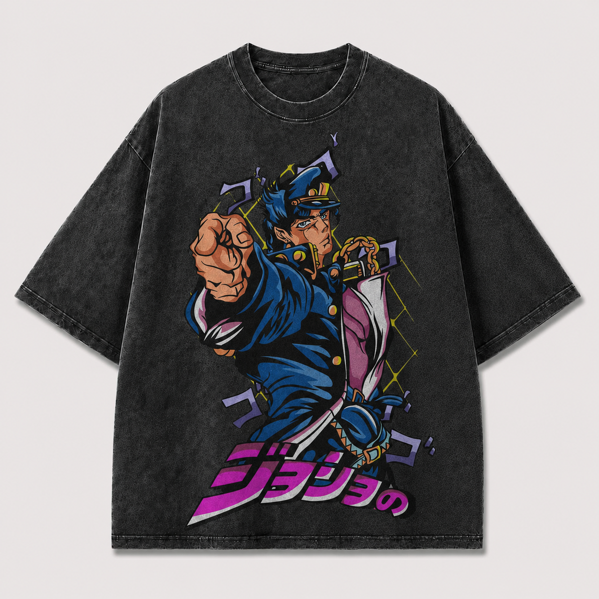 Bold Manga Hero Portrait Tee