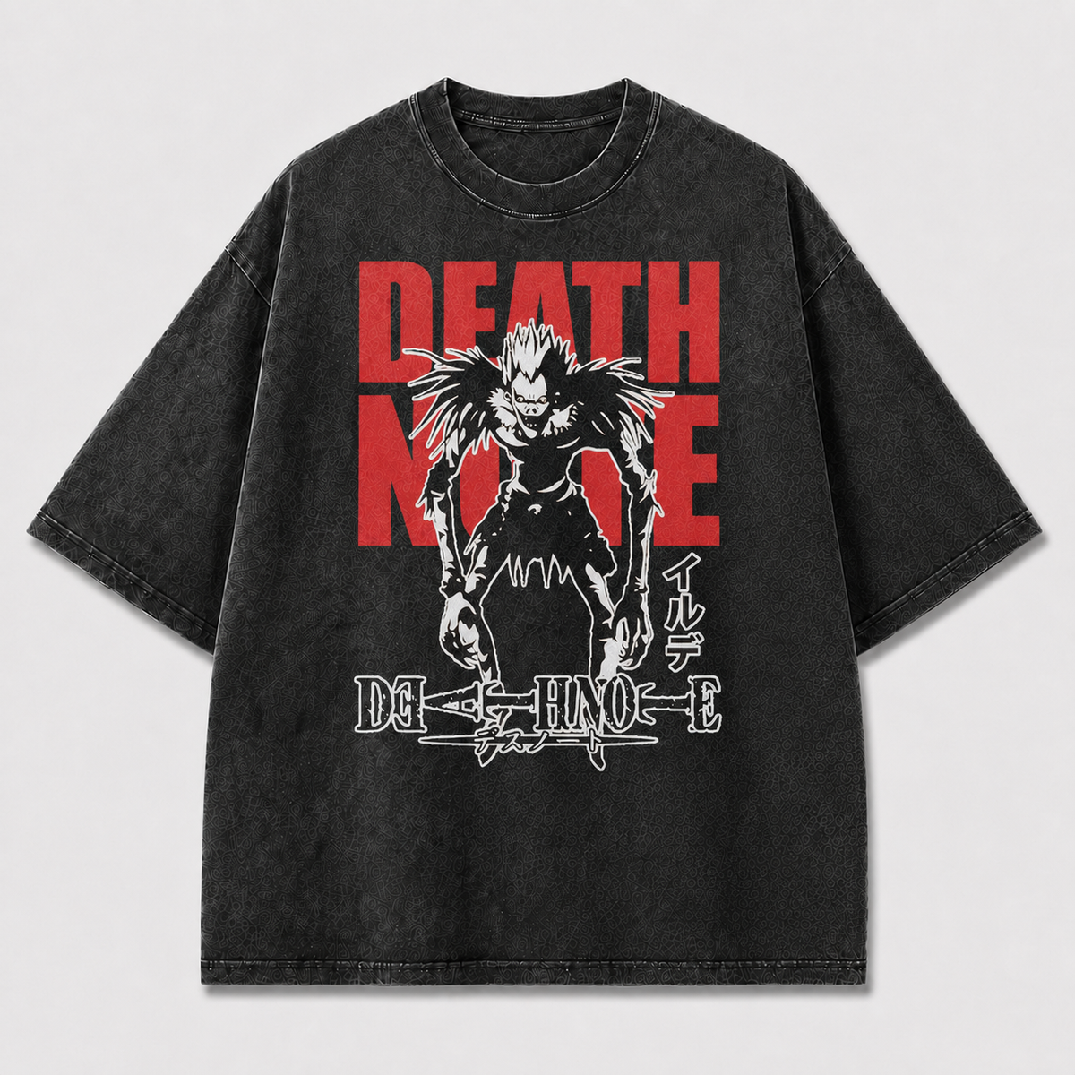 High-contrast and Graphic Featuring an Ominous Oversized Graphic Tee