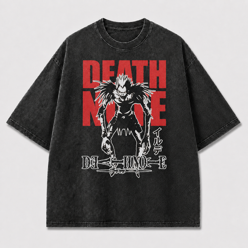 High-contrast and Graphic Featuring an Ominous Oversized Graphic Tee
