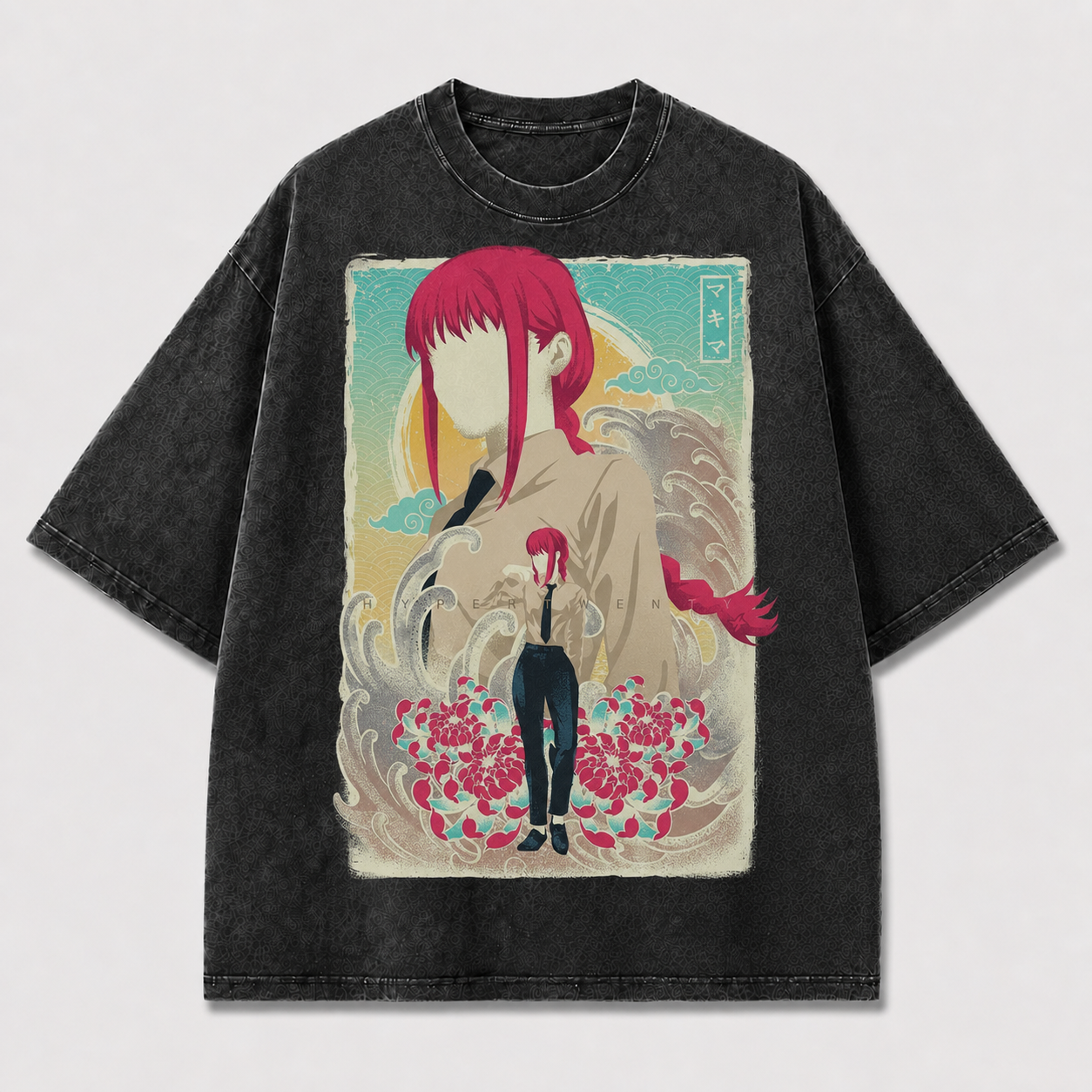 Minimal Red-haired Heroine Tee