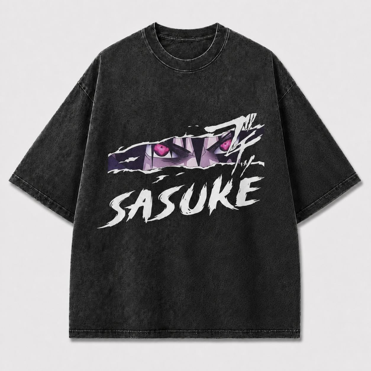 Purple Torn Eyes Graphic Tee