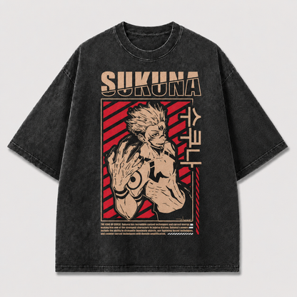 Tattooed Demon King Portrait Tee