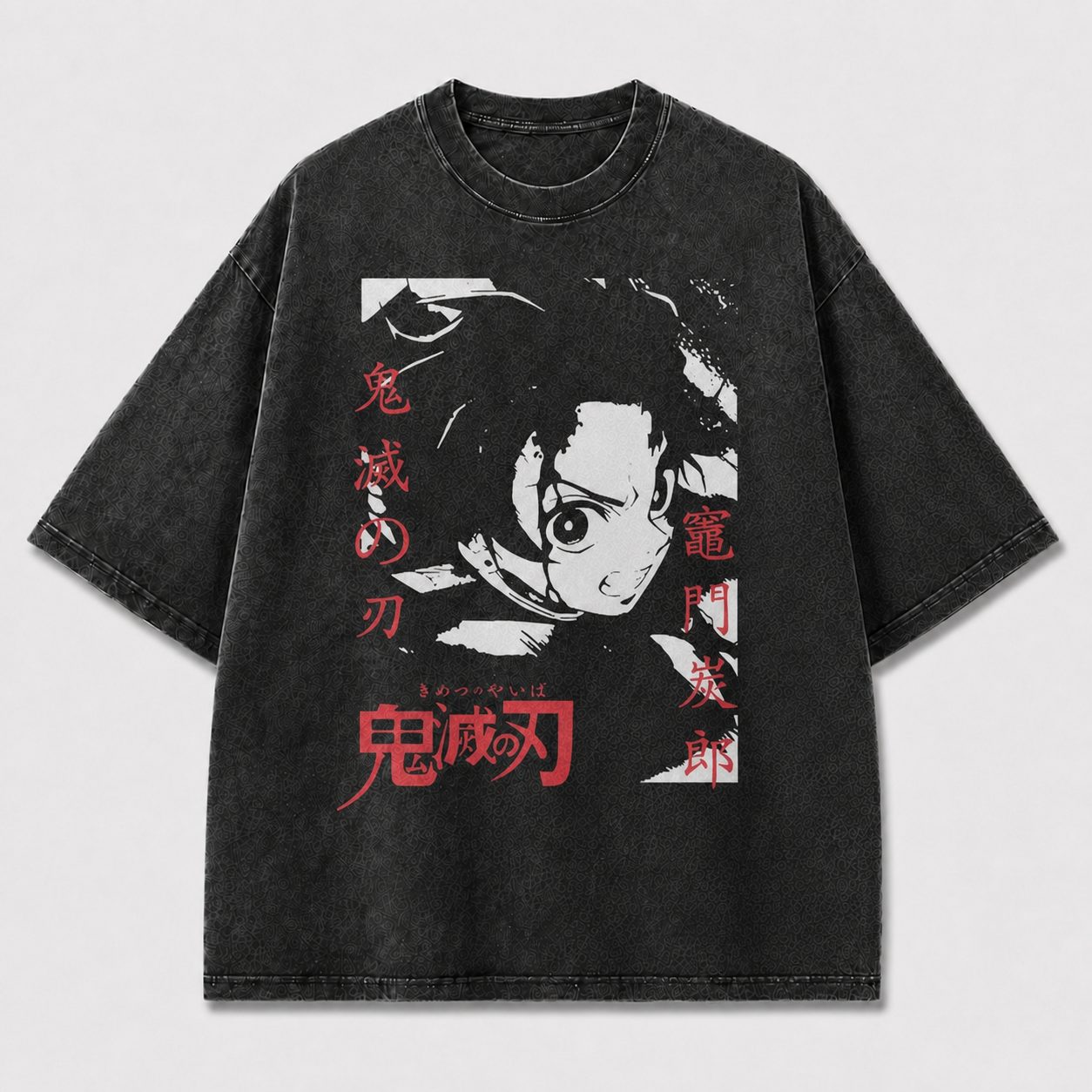 Crimson Anime Hero Graphic Tee