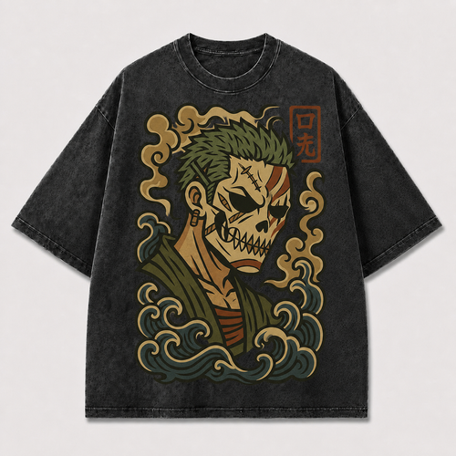 Retro Swordsman Illustration Tee