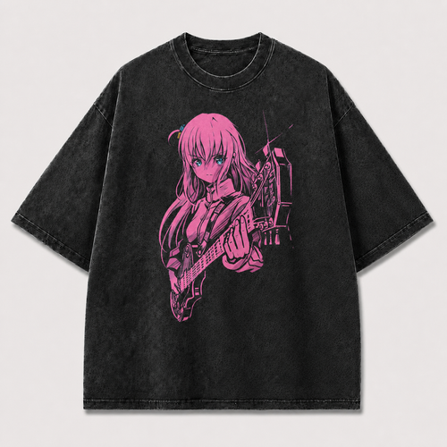 Pink Guitar Muse Graphic Tee