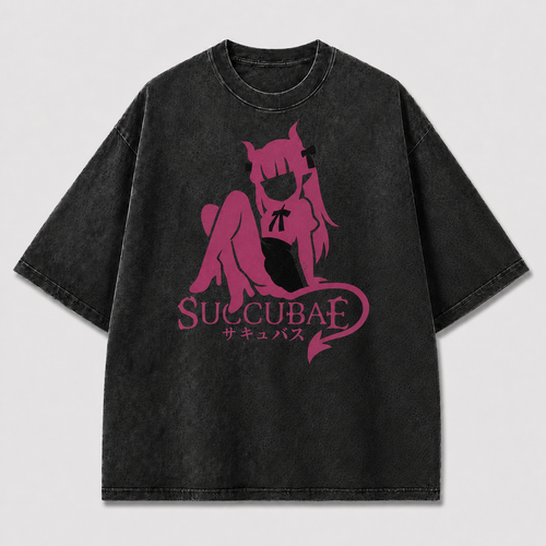 Pink Succubus Graphic Tee
