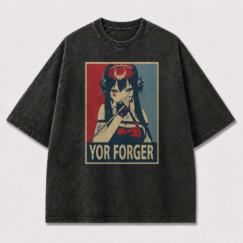 Retro Anime Portrait Graphic Tee