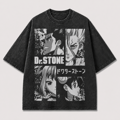 Science Adventure Manga Collage Tee