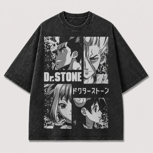 Science Adventure Manga Collage Tee