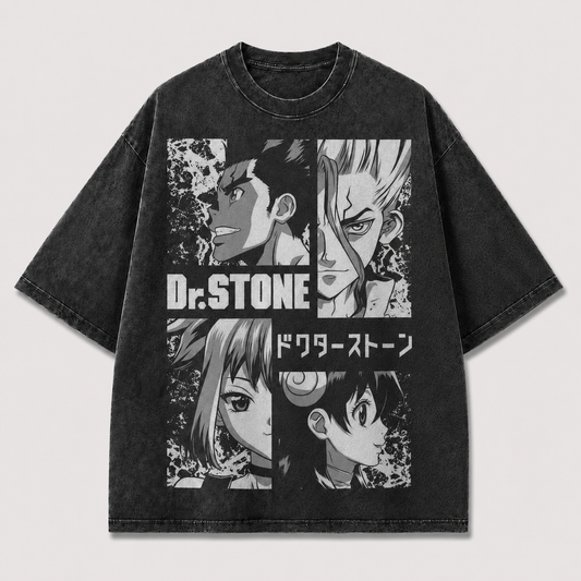 Science Adventure Manga Collage Tee