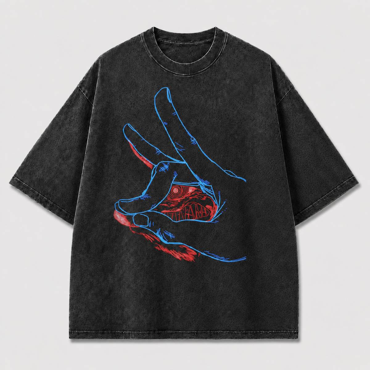 Neon Gesture Graphic Tee