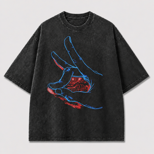 Neon Gesture Graphic Tee