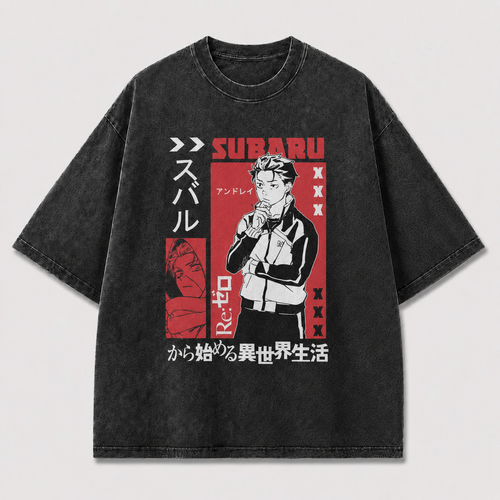 Red-and-black Academy Character Tee