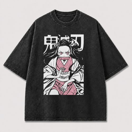 Monochrome Manga Warrior Tee